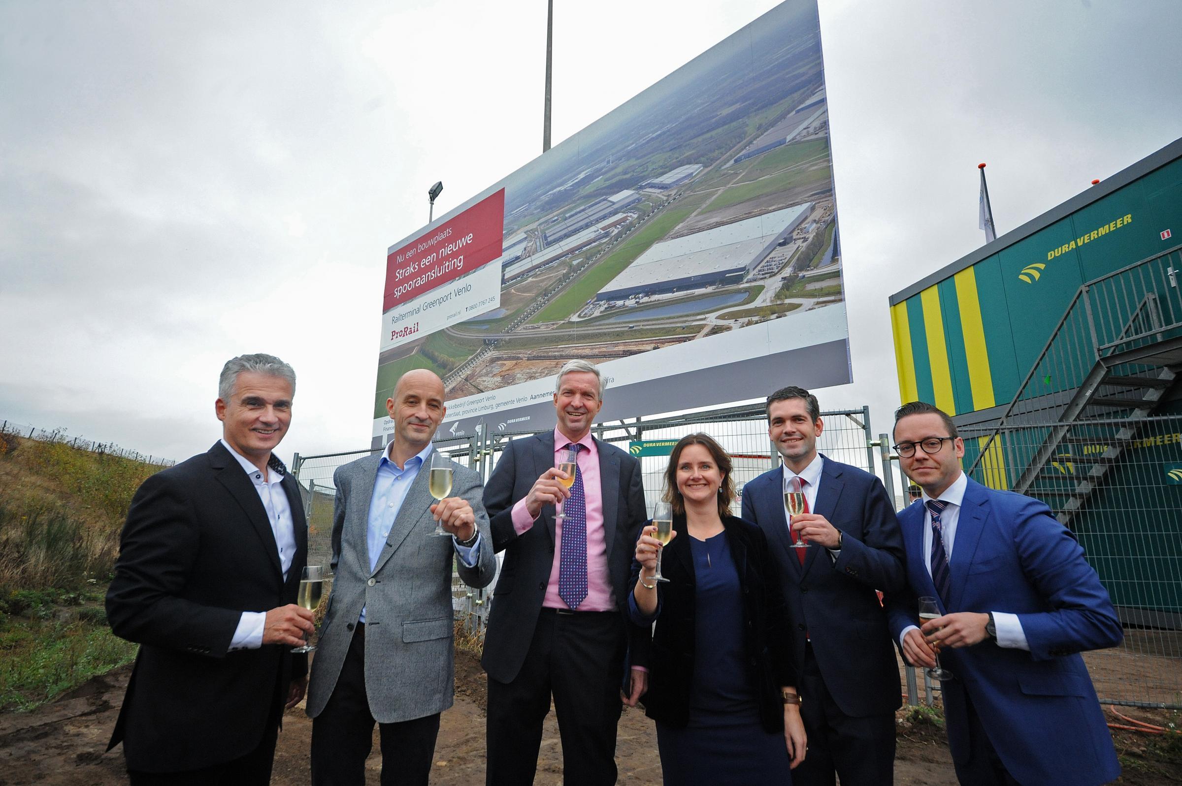 Aanleg nieuwe spooraansluiting Railterminal Greenport Venlo van start